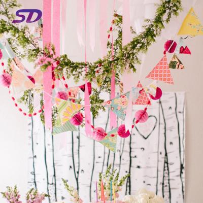 China Direct Supply Customized Hanging Triangle Party Bunting Flag for sale