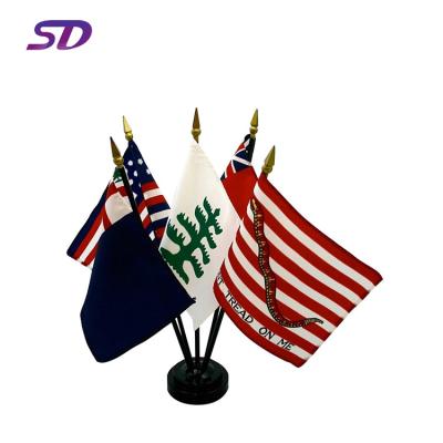 China Professional Manufacture Polyester Table Hanging Cheap Flag For Sale for sale