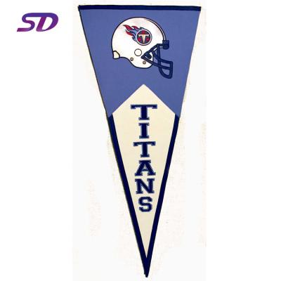 China Promotional Customized Printing FLYING Logos Gift Felt Pennants for sale