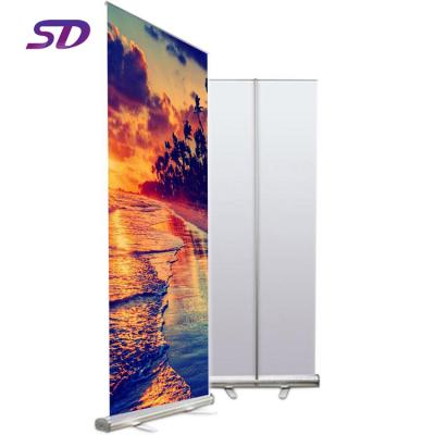 China Banner advertising. Advertising Telescopic Extra 85x200 Wide Display Roll Up Banner for sale