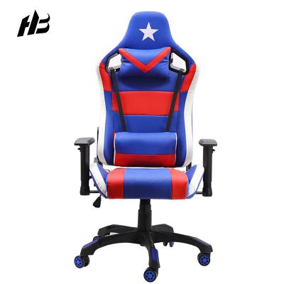 China Wholesale OEM Office Style Gaming Chair Lumbar Support Rotation Adjustable Computer Racing Gaming Chair for sale