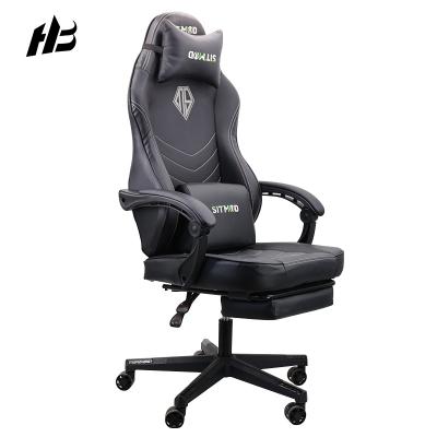 China High Back Gaming Chair PC Computer OEM Rotating Rotating Gaming Chair Office Back Ergonomic Chair With Footrest for sale