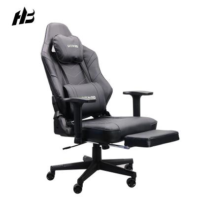 China Rotation Racing Gamer Gaming Chair Foldable Cheap Computer PC Gaming High Back Chair RGB With Height Adjustment for sale