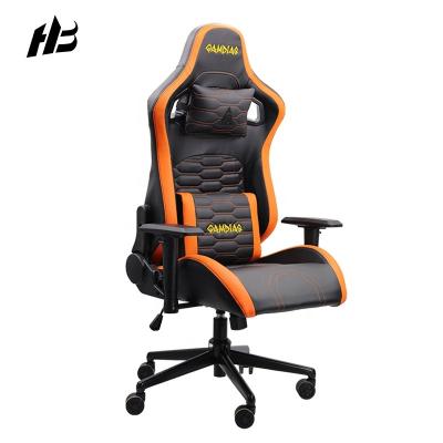 China Custom Gaming Spinning Chair Racing Style Office Ergonomic Comfortable Leather Cheap PC Gaming Chairs for sale