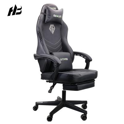 China Factory Direct Wholesale Ergonomic Hot Sale Leather Rotation Office Packing Cheapest Gaming Chair With Footrest for sale