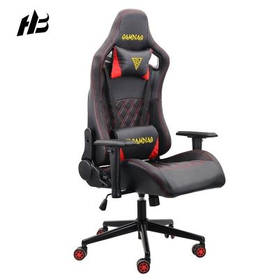 China Wholesale Professional Ergonomic Leather Gaming Chair Rotating Gaming Chair Free Shipping Hot Selling for sale