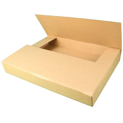 China Recycled Materials Corrugated Cardboard Mailing Single Folding Paper Box for sale