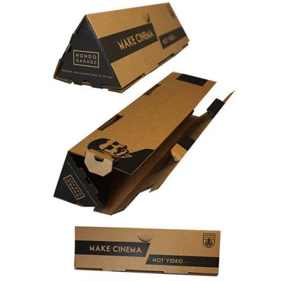 China Recycled Materials Paper Corrugated Cardboard Triangle Shaped Box Packaging With Custom Logo for sale