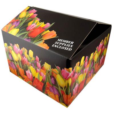 China Recycled Materials Custom Printing Paper Full Color Corrugated Corrugated Mailing Box for sale