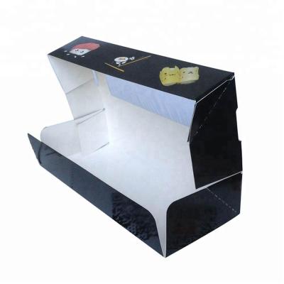 China Recycled Materials Wholesale Sushi Paper Packaging Take Out Food Box for sale