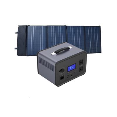 China Type C No Gasoline No Noise Campers RVs LiFePO4 Lithium Generator 1200W 230V Portable Solar Generator for sale