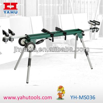 China Steel Universal Rolling Folding Leg Miter Saw Rack Workstation for sale