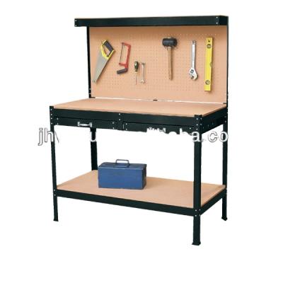 China Building Material Stores Two Drawers Work Table With Screw Fixing for sale