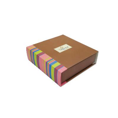 China Small Book Shape Handmade Luxury Rigid Paper Cardboard Dividers Gift Kraft Homemade Chocolate Box for sale