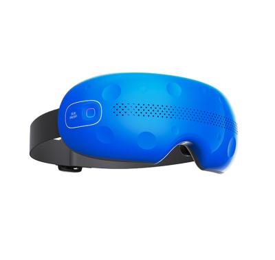 China Rechargable Eye Massager Bi-win Rechargeable Eye Massager With Vibration TOOTH Music Eye Massager Electric Eye Tapping Heating BLUE Massager for sale