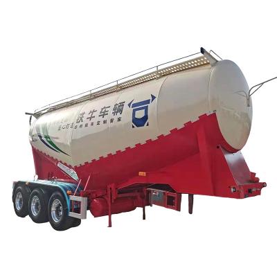 China Truck Trailer Used 3 Liter 45 Axle 42000 Cubic Dry Bulk Cement Tanker Semi Trailer For Sale for sale