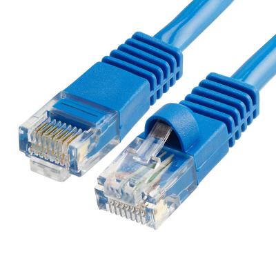 China PVC UTP Cat5e Cat6 Patch Cord Cable RJ45 Plug In Cat6a Network Cable for sale