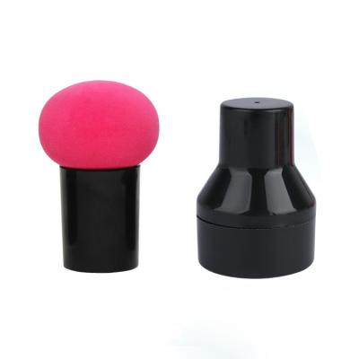 China Portable Multifunctional Mushroom Makeup Powder Sponge Latex Facial Free Custom Makeup Tools Multifunctional Makeup Sponge With Short Black Handle For Liquid Creams for sale