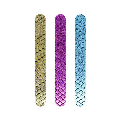 China 100/180. Popular. Fashionable. Cheap Private Label Gradient Texture Professional Long Lasting Nail File Logo Custom Printing Nail Files 100/180 Emery Board for sale