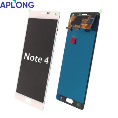 China Original New Fix Phone Broken Screen LCD Display Digitizer Assembly For Samsung Galaxy Note 4 LCD for sale