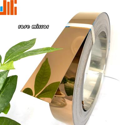 China Elevator/kitchen/indoor Advertising word/logo stainless steel strip/tape/coil/beltSUS201/304Golden/rose/black/sliver/mirror/brush/hairline for sale