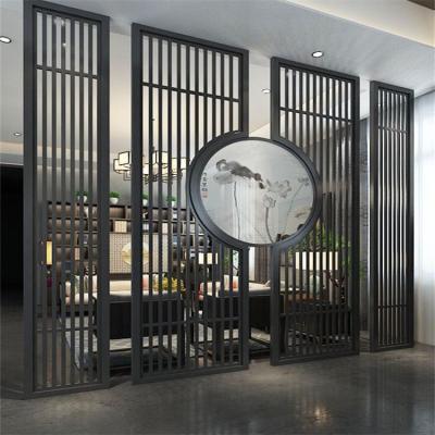 China Chemical Living Room Screen Interior Partition Wall Living Room Divider Stainless Steel Screens For Luxury Villa Decoration for sale