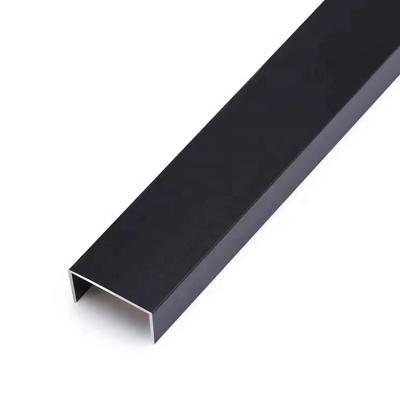 China Chemical 304 Stainless Steel U-Shaped Tile Decorative Strip  Wall Panel Tile  Trim Stainless Steel Tile Trim for sale