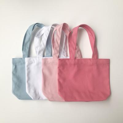 China Recycled Grocery Blank Cotton Canvas Tote Bags Recyclable Hot Selling Manufacture 54 Colors Available for sale