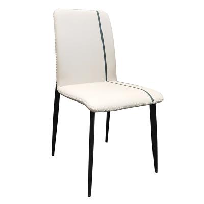 China Top Quality Comfortable Dining Chairs Modern Bistros Cafe Dining Room Furniture Restaurant Chairs Leather for sale