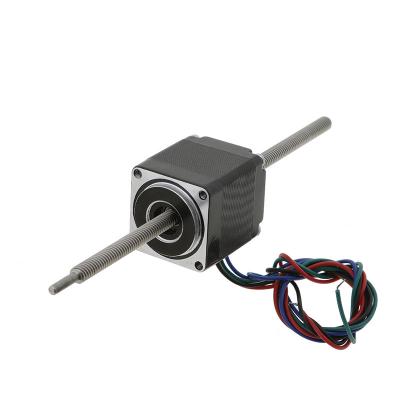 China 28mm Mini Nema 11 Linear Stepper Motor Trigger Linear Non-captive Worm Steper Motor For Medical Equipment 28HS32-150T54 for sale