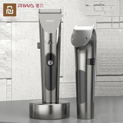 China Hotel RIWA Washable Hair Trimmer LED Display Rechargeable Electric Hair Cutter Hair-Cut Machine RE-6305 for sale