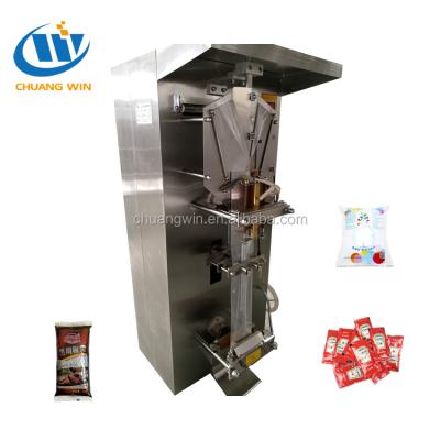 China Beverage High Efficiency Water Milk Gravy Sachet Pouch Filling Machine for sale