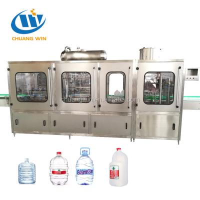 China Linear Barrel 5,10,15,20L Beverage Water Washing Filling Capping Machine for sale