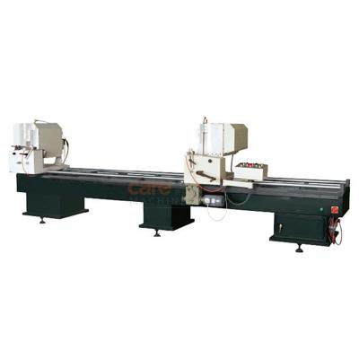 China PVC Window Making Machine PVC Plastic Profile Two Head Cutting Saw Machine for sale