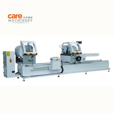 China Window Making Machine CNC Aluminum Profile Two Side Cutting Saw Window Making Machine for sale