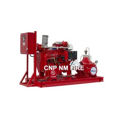 China 750GPM UL Listed Diesel Engine Motor Driven Fire Pump Split Case Type SCF for sale