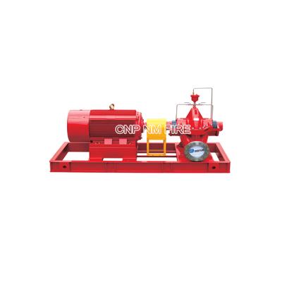 China Fire Fighting 300gpm@74psi UL Listed Split Case Fire Pump Set Driven By 30kw Motor for sale