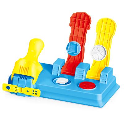 China Color Clay Toy Machine Color Mud Burger Kids Toys For Education 14PCS 9102 for sale