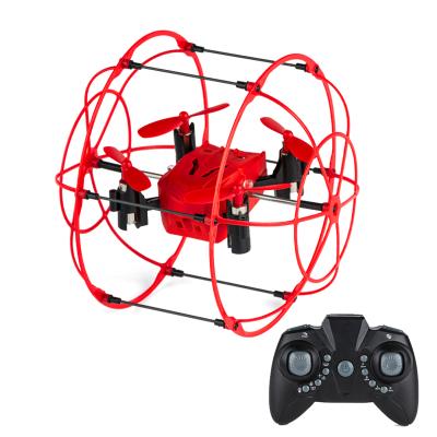 China RC Model Four-Axis Radio Control Airplanes 360 Rotation Flight Ball Air Trajectory Earth Driving Two Mini RC Drones Cast For Adult for sale