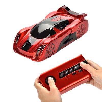 China Remote Control RC Model 2.4Ghz Stunt Wall Climb Car 360 Degree Rotating Pocket Box Rc Wall Climbing Car For Kids for sale