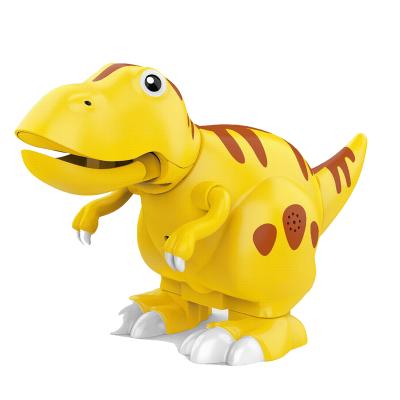 China Funny Toy Electric Talking Cute T-rex Dinosaur AI Voice Control Educational Talking Speaker With Music Light Tyrannosaurus Recorder Toys For Baby for sale