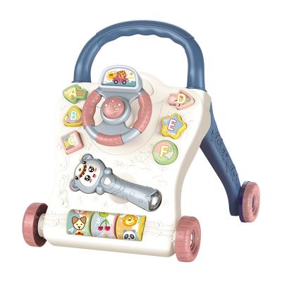 China Learn First Multi-Function Educational Learning Baby Walker Light Walker Strollers With Electronic Projector Music Toys for sale