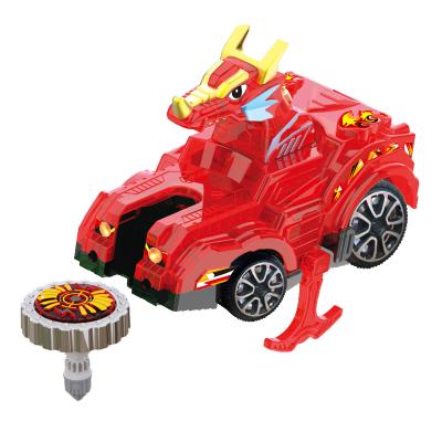 China Classic PK Toy Spin Top Top Gyro Chariot Spinning Spinning Top Spinner Beast Car Battle Classic Toys For Boys for sale