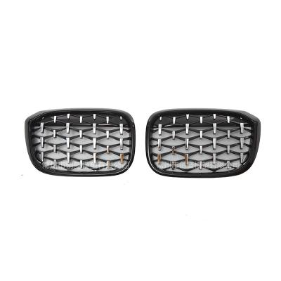 China ABS For BMW G01 G08 For BMW X3 2019 - Black Diamond Front Kidney Sky Star Grille Grill Electroplate for sale