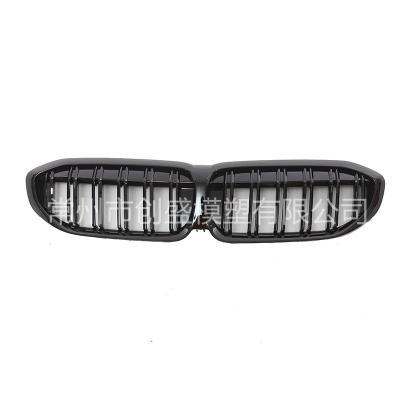 China ABS For BMW G20 G28 2020 - Black Two Line Facelift 3-Serie Front Kidney Grille Grill Gloss for sale