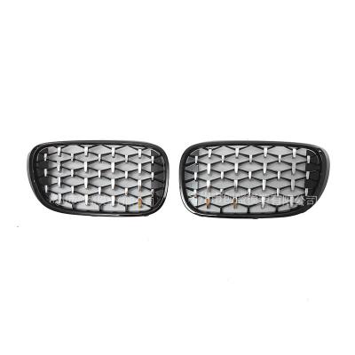 China ABS For G12 G12 Black Sky Star 2021+Facelift 7-Serie Diamond Front Kidney Grille Grill Electroplate For BMW for sale