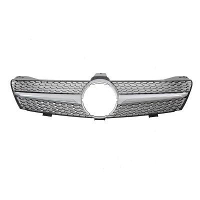 China Sport Approval Diamond Style Front Grill Fit Racing Sporty Grill CLS W219 05-08 Gypsophila Silver For Mercedes Benz Year 2008-2013 for sale