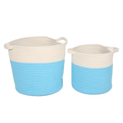 China Handwoven Felt Dirty Basket Viable Household Goods Storage Basket Children's Toy Storage Basket Clothes Storage Basket Direct Selling for sale