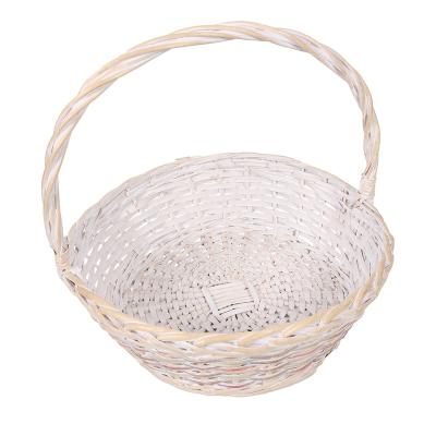 China Elegant High Quality Viable Gift Baskets For Goods Woven Baskets For Wedding Flower Decoration Baskets for sale