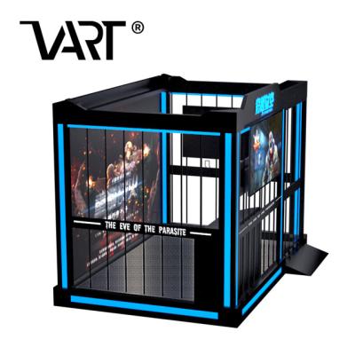 China Theme Park CS Factory Virtual Reality 9D VR Simulator VR Game Multiplayer Shooting Machine VART for sale